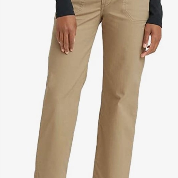 Levi's Women's Straight Leg Surplus Khaki - Picture 1 of 4